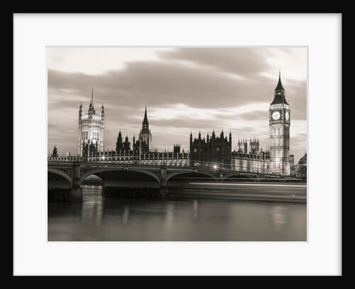 Westminster bridge at dusk by Assaf Frank